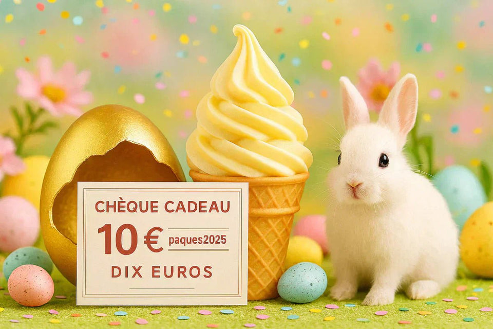 Chez Gelmix offre un cadeau surprise pour Pâques avec son mix à glace - Gelmix