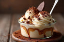 Recette de glace Tiramisu italienne au mascarpone maison sans sorbetière - Gelmix