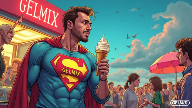 Super Gelmix Le Justicier de la glace italienne vanille - Gelmix