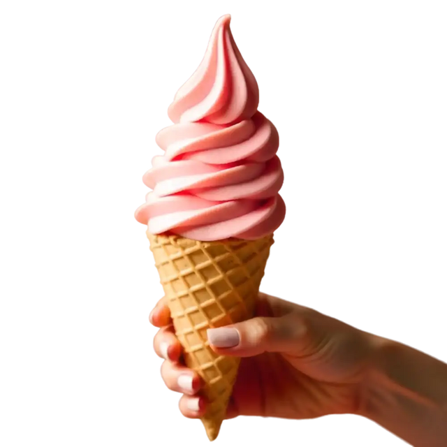 Mezcla Para Helado Soft Sabor Fresa Natural - Corazón de Fresa | Les Recettes de Paulette - Mezcla Para Helado Soft
