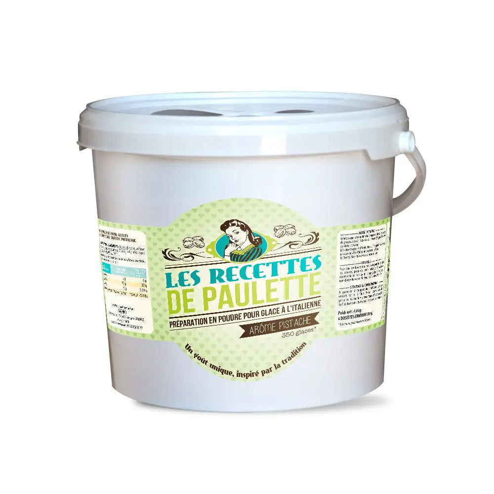cubo de Mezcla Para Helado Soft Sabor pistacho – Dulzura de Persia | Les Recettes de Paulette