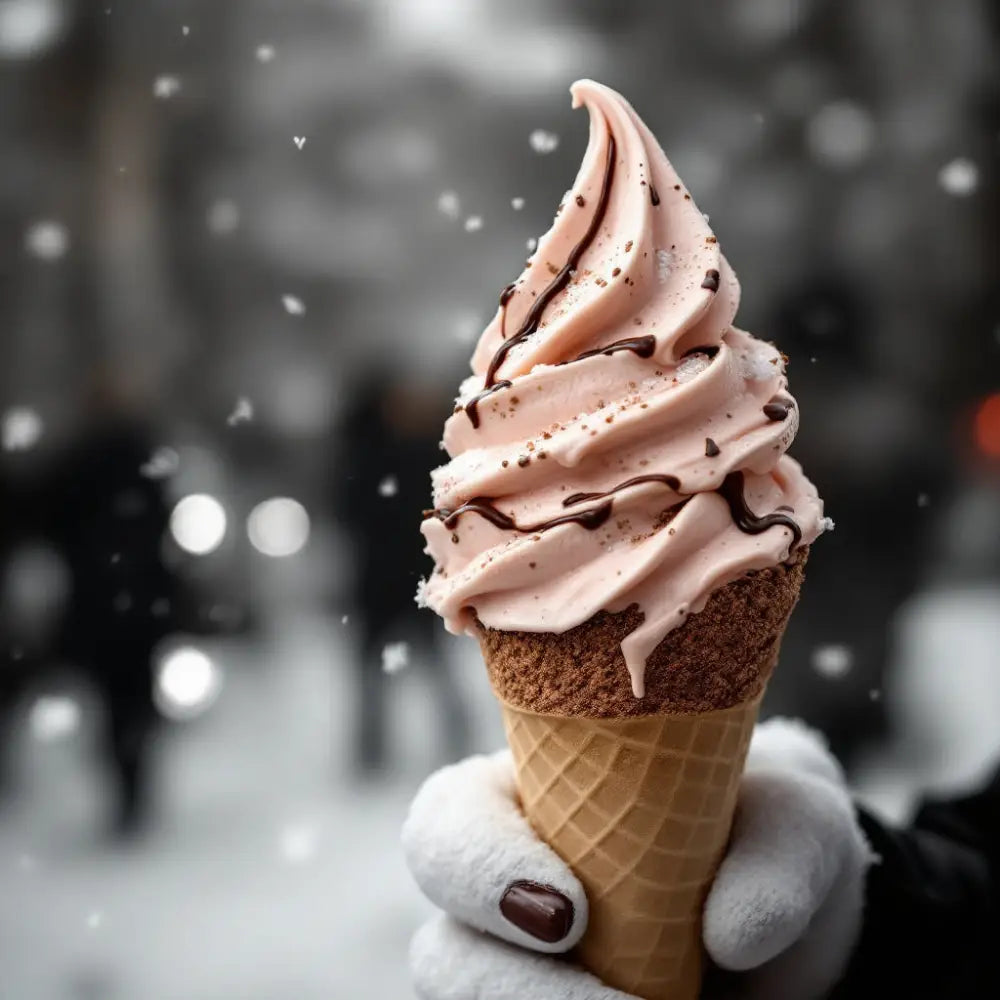 Helado Soft con Ice Tea, refrescante y ligero, con un sutil sabor a té helado