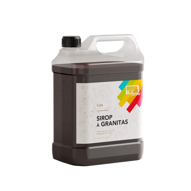 Sirop à Granitas Arôme Cola - Saveur Authentique et Haute Rentabilité