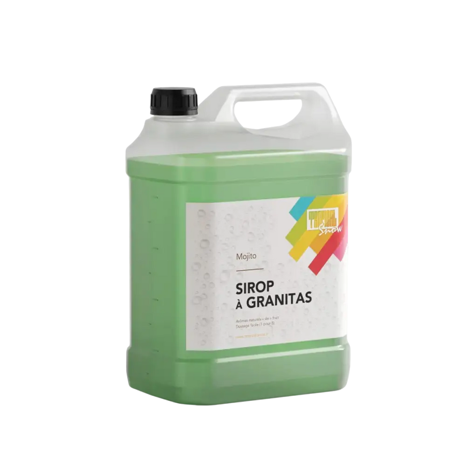 Bidon de 5 litres de Sirop à Granitas Mojito